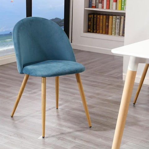 Lot de 2 chaises velours CLOUD