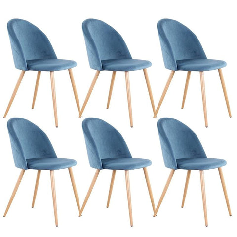 Lot de 2 chaises velours CLOUD