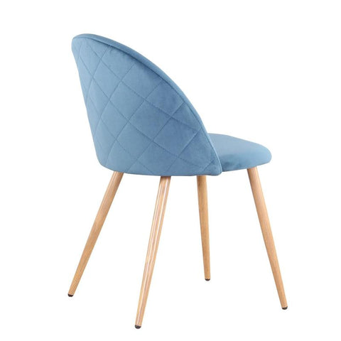 Lot de 2 chaises velours CLOUD