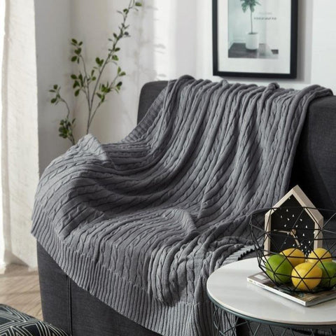 Plaid canapé gris-Plaid-Ambiance Cosy