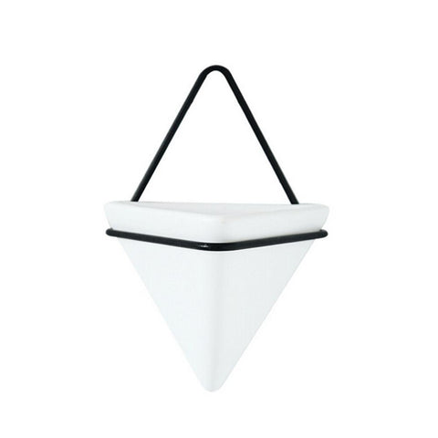 Cache-pot triangulaire Cache-pot Ambiance Cosy Noir S 