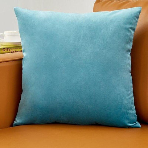 Housse de coussin 45x45 <br> Bleu ciel-Ambiance Cosy