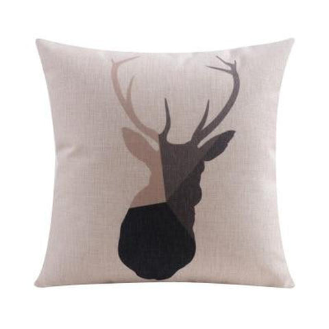 Housse de coussin 45x45 <br> Cerf-Ambiance Cosy