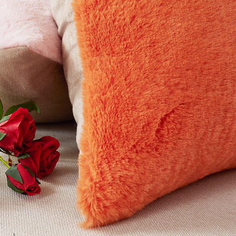 Housse de coussin 45x45 <br> Fourrure-Ambiance Cosy