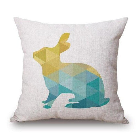 Housse de coussin 45x45 <br> Lapin-Ambiance Cosy