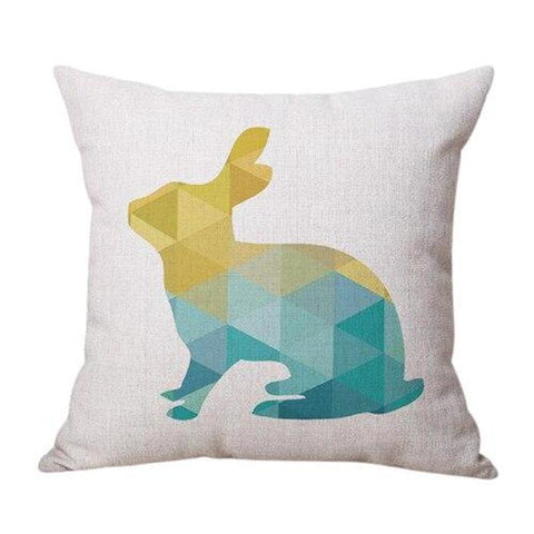 Housse de coussin 45x45 <br> Lapin-Ambiance Cosy