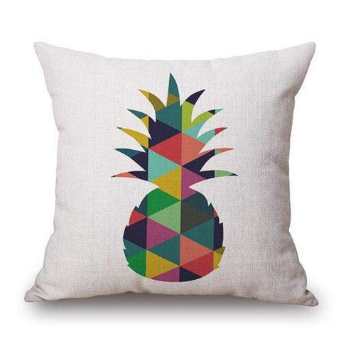 Housse de coussin 45x45 <br> Motif ananas-Ambiance Cosy