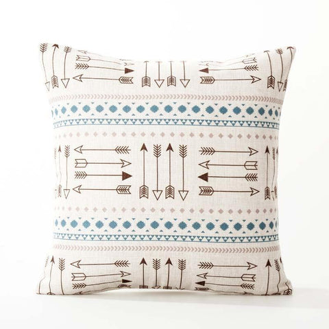 Housse de coussin 45x45 <br> Motifs flèches-Ambiance Cosy