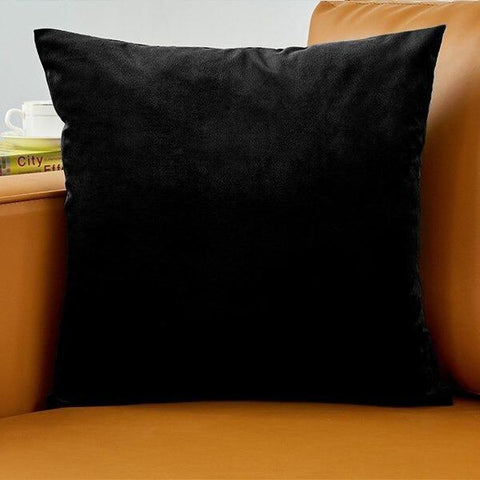 Housse de coussin 45x45 <br> Noir-Ambiance Cosy