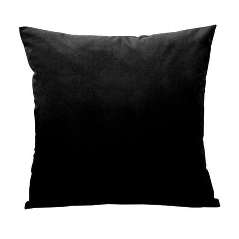 Housse de coussin 45x45 <br> Noir-Ambiance Cosy