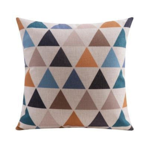 Housse de coussin 45x45 <br> Triangle-Ambiance Cosy