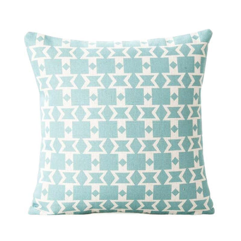 Housse de coussin 45x45 <br> Vert d'eau-Ambiance Cosy