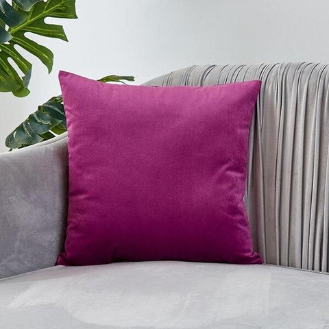 Housse de coussin 45x45 <br> Violet-Ambiance Cosy