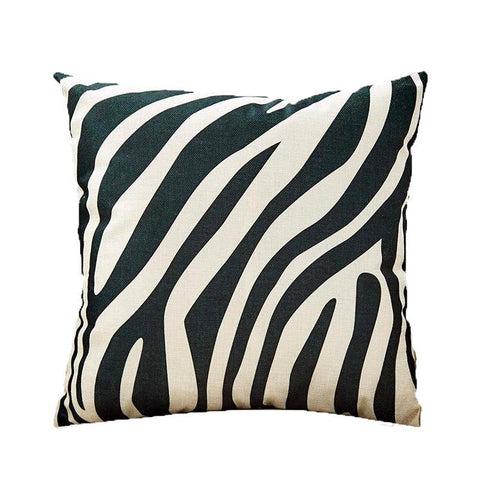 Housse de coussin 45x45 <br> Zèbre-Ambiance Cosy