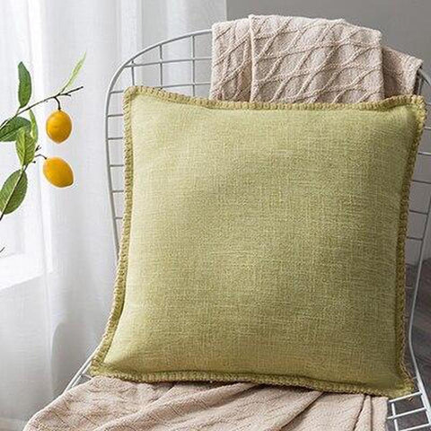 Housse de coussin 45x45 <br> Lin-Ambiance Cosy