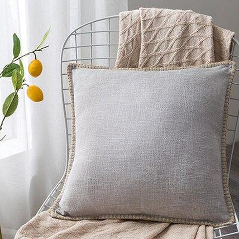 Housse de coussin 45x45 <br> Lin-Ambiance Cosy