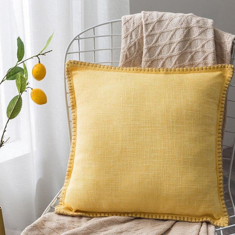 Housse de coussin 45x45 <br> Lin-Ambiance Cosy