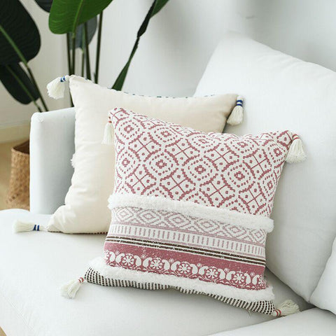 Housse de coussin 45x45 <br> Tissé-Ambiance Cosy