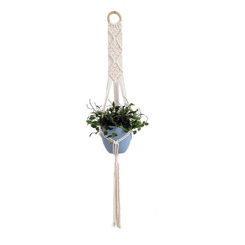 Suspension macramé pot de fleur Macramé Ambiance Cosy Coton 