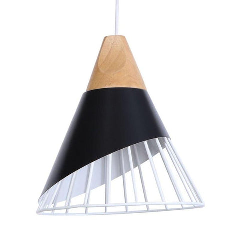 Suspension plafond <br> THREE Suspension Ambiance Cosy Noir 