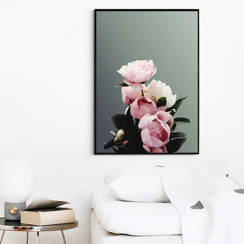 Tableau bouquet de roses