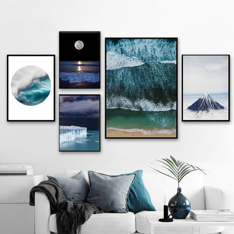 Tableau déco iceberg