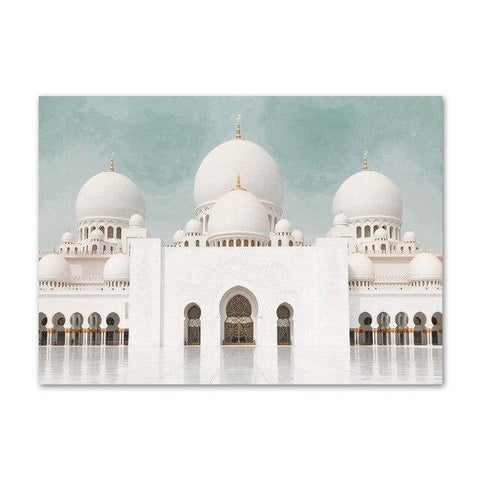 Tableau Mosquée Abu Dhabi