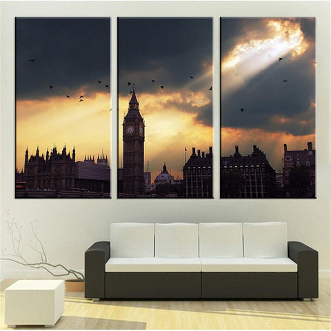 Tableau triptyque Londres