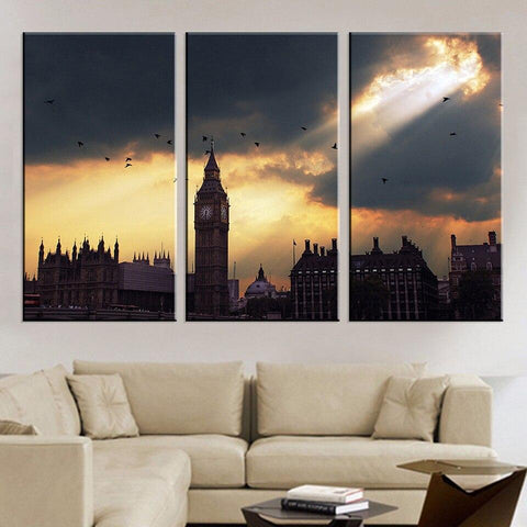 Tableau triptyque Londres