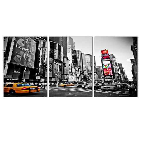 Tableau triptyque New York noir et blanc