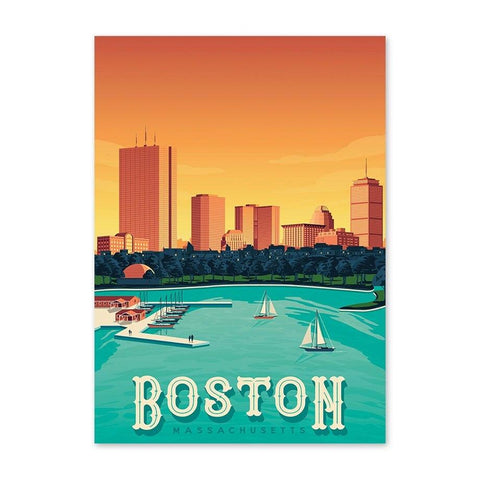 Toile poster Boston