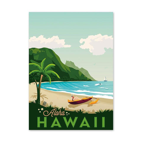 Toile poster Hawaii