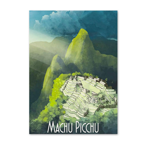 Toile poster Machu Picchu