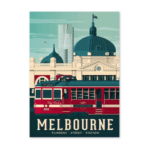 Toile poster Melbourne