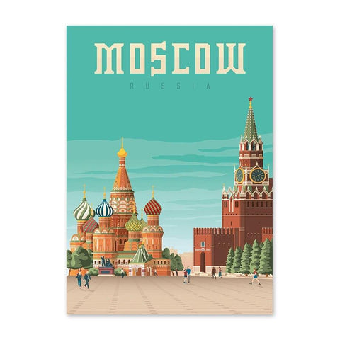 Toile poster Moscou