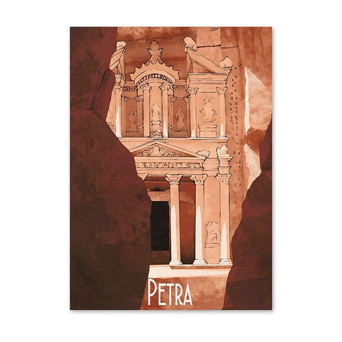 Toile Poster Petra