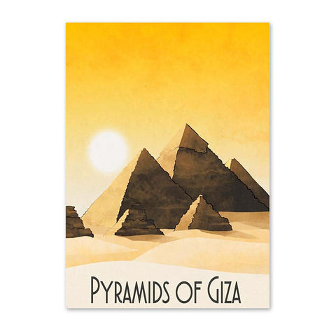 Toile poster pyramides