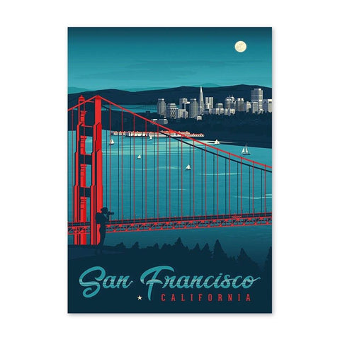 Toile poster San Francisco