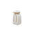 Vase Décoratif <br> Design Blanc Vase Ambiance Cosy 20,5 cm 
