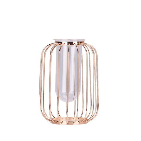 Vase Cage Vase Ambiance Cosy Or - 25,6 cm 