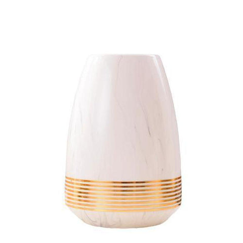 Vase Décoratif <br> Design marbre Vase Ambiance Cosy 24,5 cm 