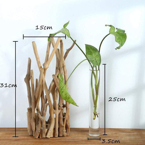 Vase en bois - Ambiance Cosy 