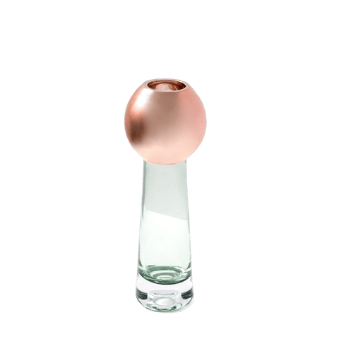 Vase Décoratif <br> Transparent Moderne Vase Ambiance Cosy Vert - S 